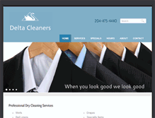Tablet Screenshot of deltacleaners.ca